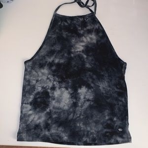 Marble print halter top, American Eagle, M